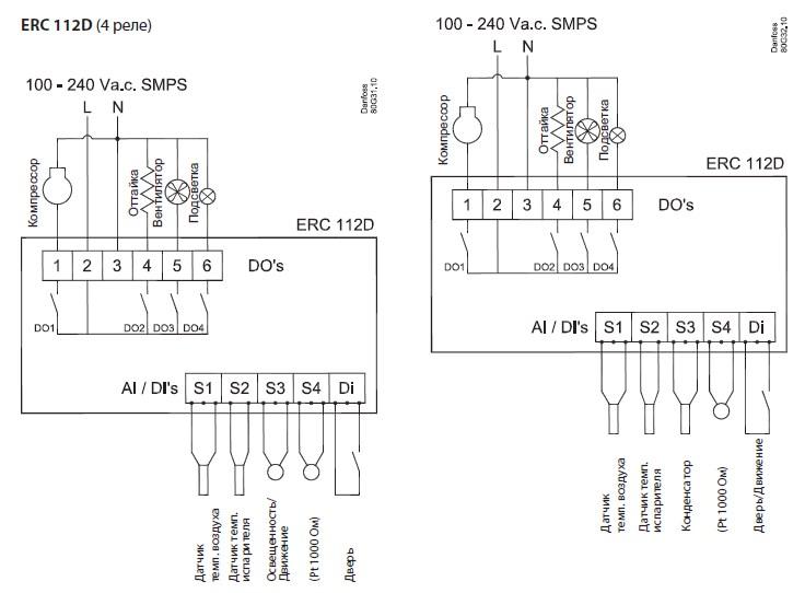 Danfoss mcx схема подключения