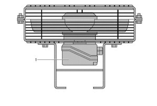 Вентилятор обдува головок цилиндров Bitzer (6JE-6FE) (343021-25)