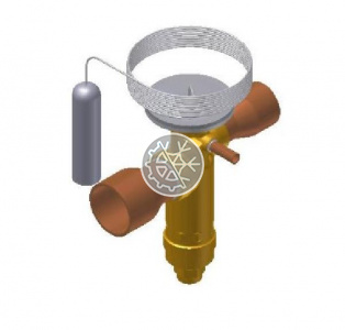 Вентиль терморегулирующий TGEZ 2.5 R407C (-25...+10 C, MOP95)