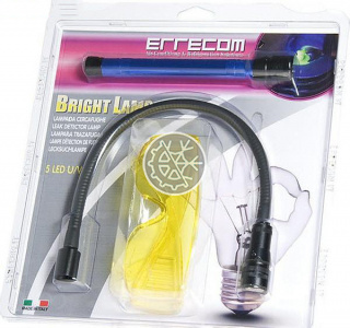 UV - лампа Errecom RK1267 (питание 3 батарейки AA, очки, насадка с белым светом 5 LED)