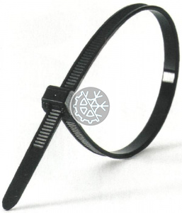 Стяжка кабельная L=400mm x 4,2 черная (уп. 100 шт.)