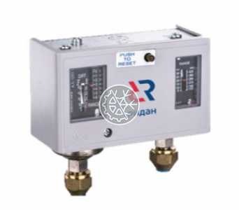 Реле давления (прессостат) Ридан KP16, 1/4" (сброс ручн/авто LP/HP) (2...12/12...45 bar)